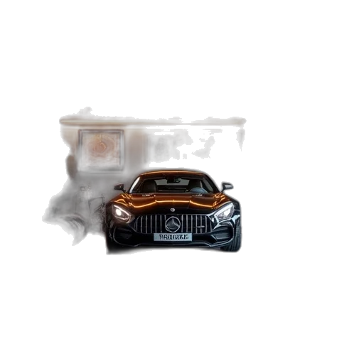 car, 3d render, concept art, photorealistic transparent PNG cut-out