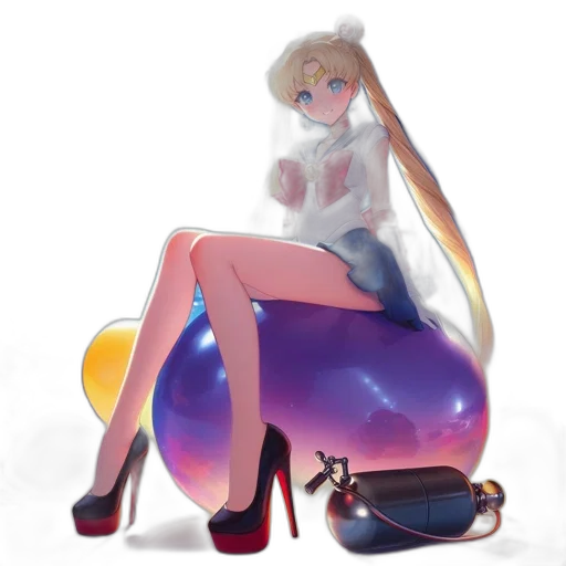 dress, robot, weapon, shoes transparent PNG cut-out