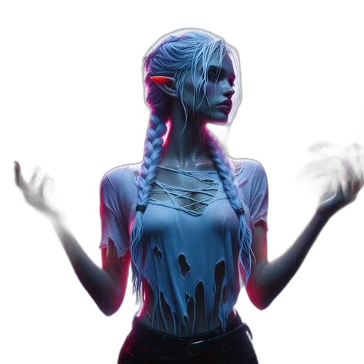 robot, dress, creature, concept art transparent PNG cut-out