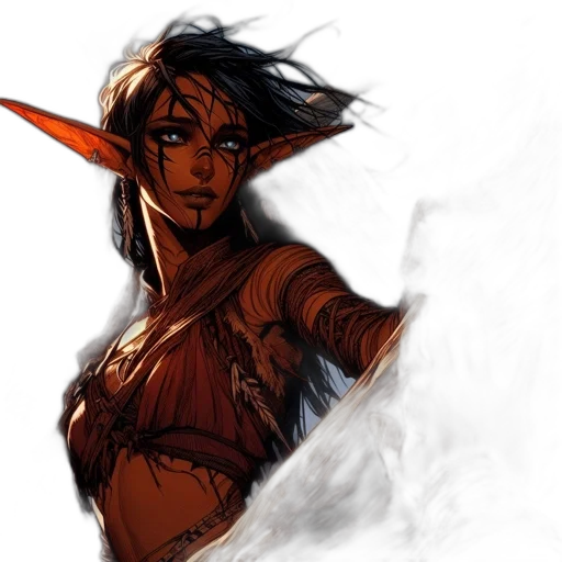 staff, fantasy art, concept art, comic book art transparent PNG cut-out