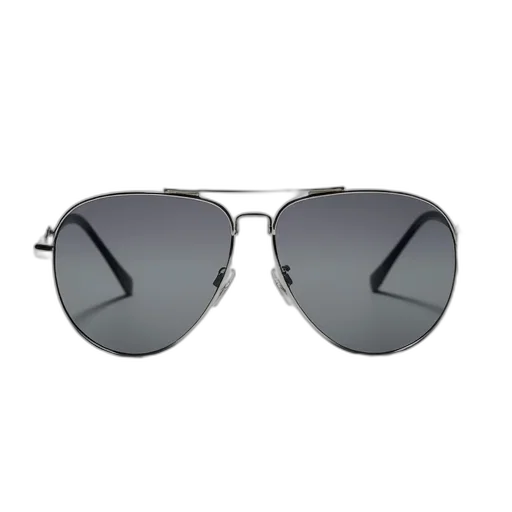 silver, metal, aviator, style transparent PNG cut-out