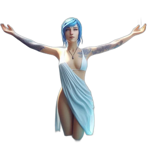 dress, creature, concept art, fantasy art transparent PNG cut-out