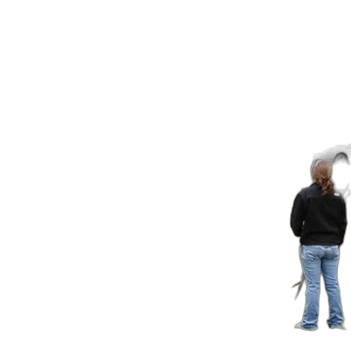 umbrella, staff, jacket, hair transparent PNG cut-out