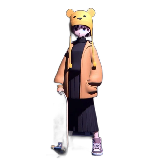 staff, jacket, animal, hat transparent PNG cut-out