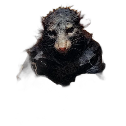 animal, hair, creature, dragon transparent PNG cut-out