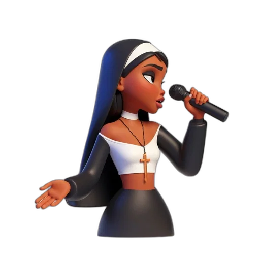 dress, concept art, 3d render, cartoon transparent PNG cut-out