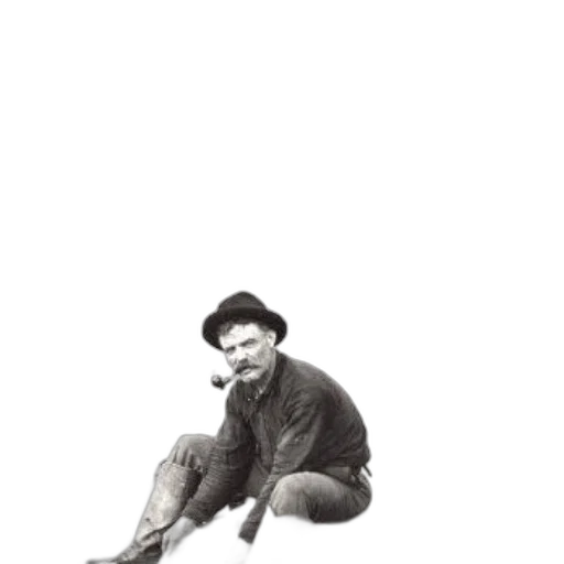 hat, jacket, staff, animal transparent PNG cut-out