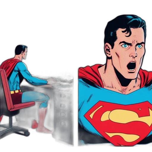comic book art, concept art, cartoon, 3d render transparent PNG cut-out