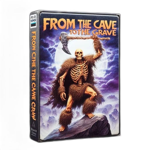 vhs, boxart, shows, skeletal transparent PNG cut-out