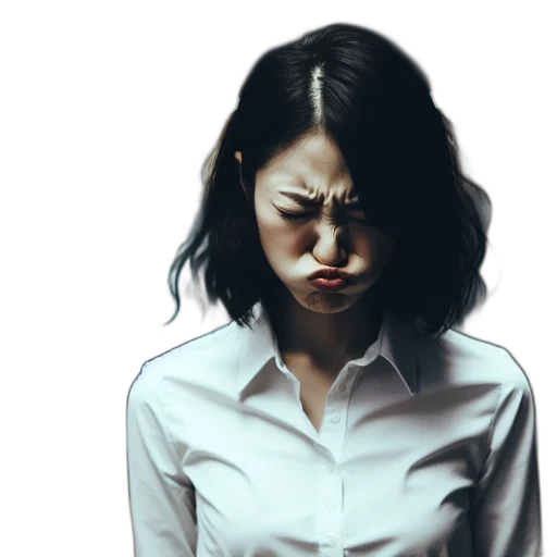 face, mask, jacket, staff transparent PNG cut-out