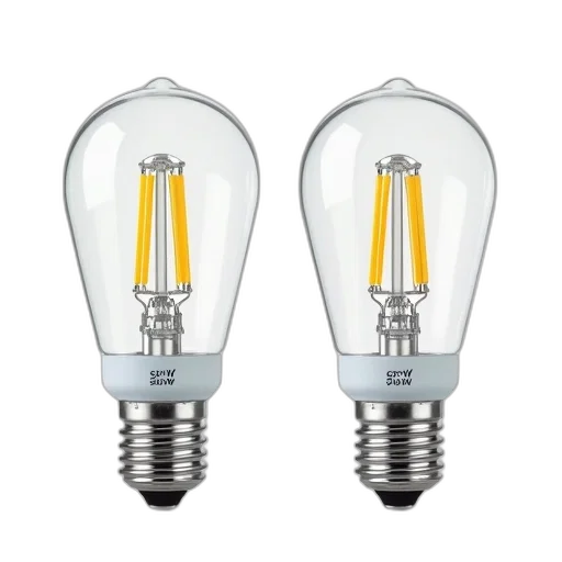 photorealistic, two, identical, led transparent PNG cut-out