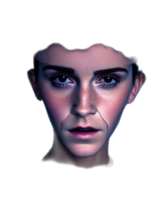 face, mask, crown, robot transparent PNG cut-out