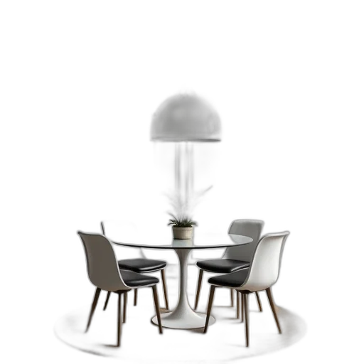 furniture, 3d render, concept art, photorealistic transparent PNG cut-out