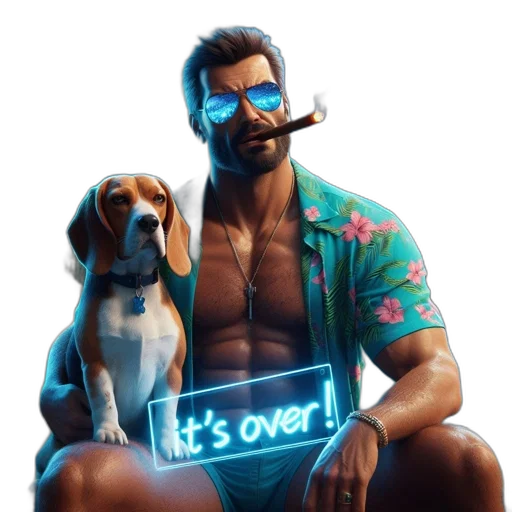 jacket, concept art, cyberpunk, vaporwave transparent PNG cut-out