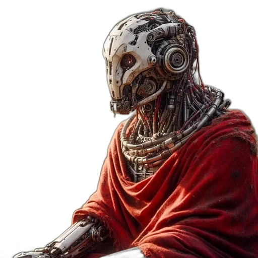 mask, robot, face, creature transparent PNG cut-out
