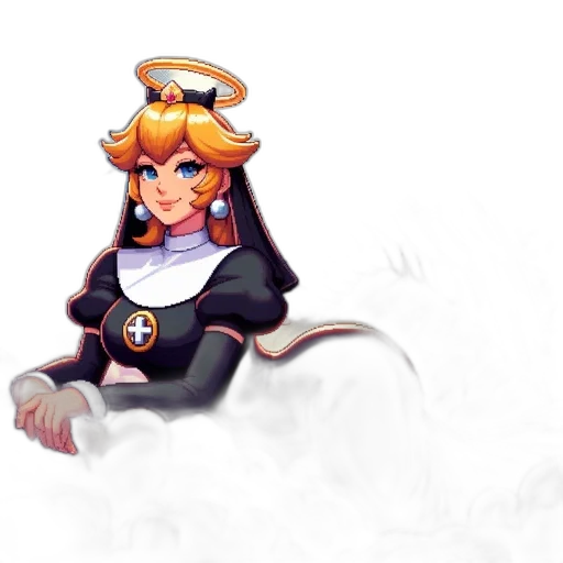 staff, crown, pixel art, concept art transparent PNG cut-out