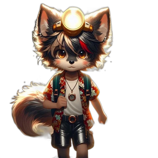 staff, hat, jacket, jewelry transparent PNG cut-out