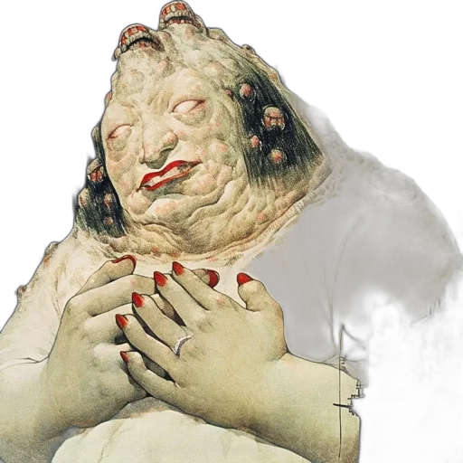 creature, mask, face, dress transparent PNG cut-out