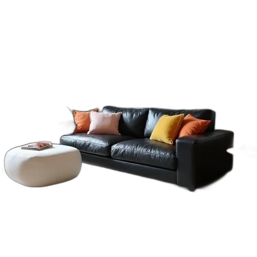 furniture, 3d render, photorealistic, monochrome transparent PNG cut-out
