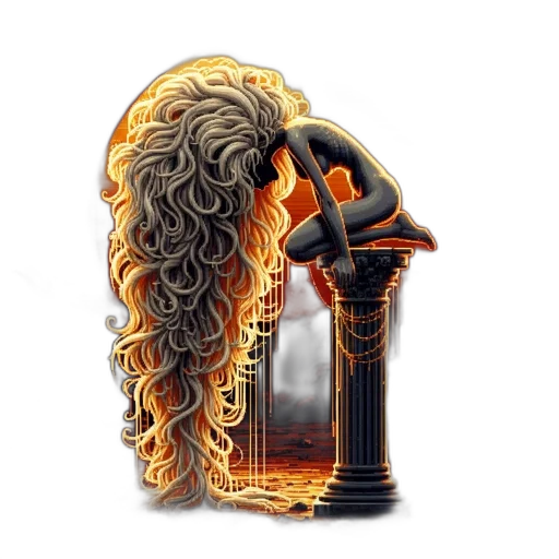 hair, crown, dress, mask transparent PNG cut-out