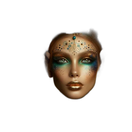 jewelry, mask, face, crown transparent PNG cut-out