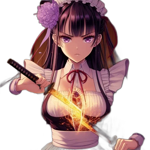 staff, weapon, sword, dress transparent PNG cut-out