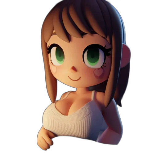 staff, face, dress, creature transparent PNG cut-out