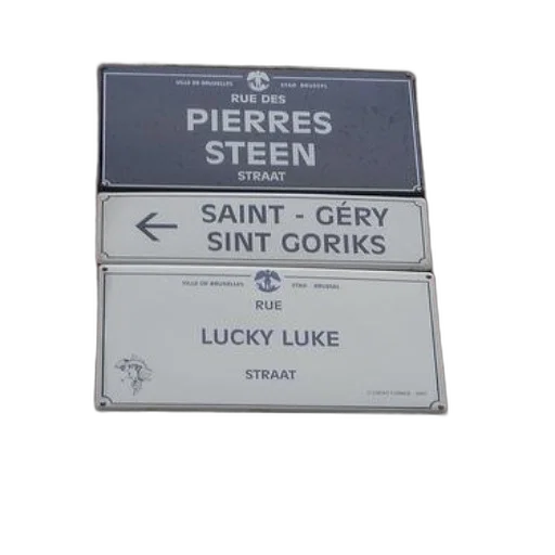 street, signs, french, dutch transparent PNG cut-out