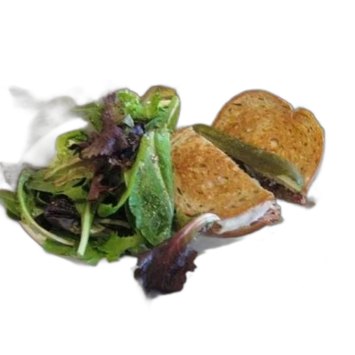 food, photorealistic, plate, sandwich transparent PNG cut-out