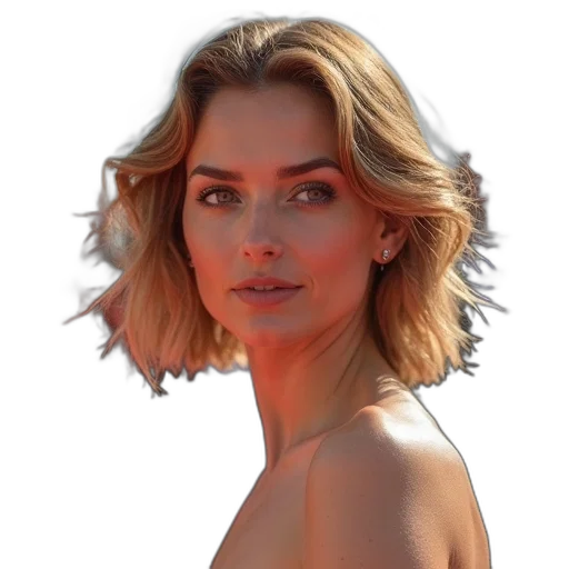 hair, face, crown, jewelry transparent PNG cut-out
