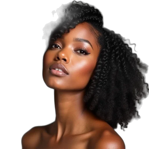 hair, crown, face, jewelry transparent PNG cut-out