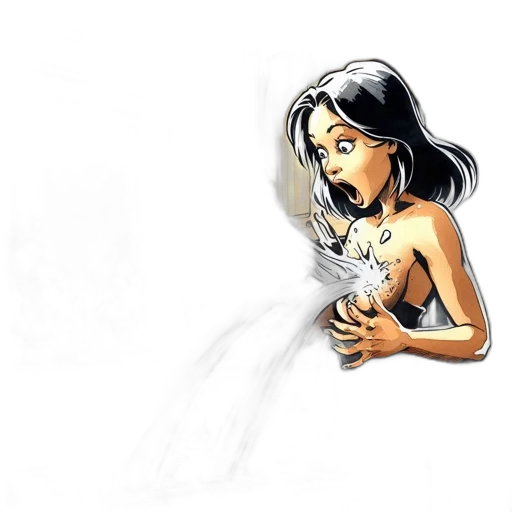 jewelry, dress, comic book art, concept art transparent PNG cut-out