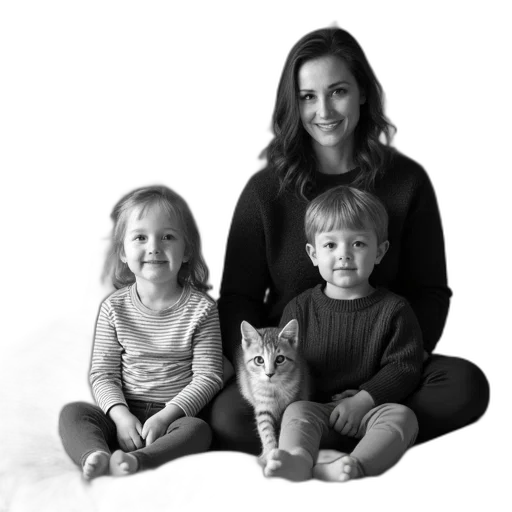 monochrome, black, white, photograph transparent PNG cut-out