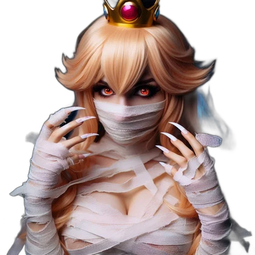 crown, mask, dress, face transparent PNG cut-out