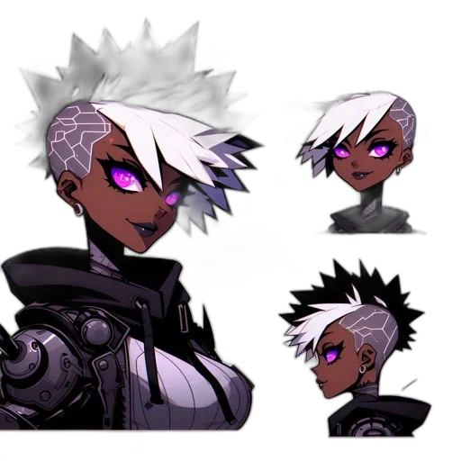 concept art, cyberpunk, pixel art, comic book art transparent PNG cut-out