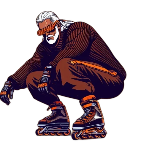 jacket, concept art, comic book art, cyberpunk transparent PNG cut-out