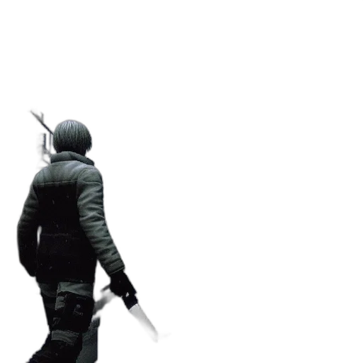 weapon, sword, staff, jacket transparent PNG cut-out