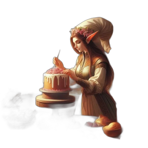 food, staff, crown, hat transparent PNG cut-out