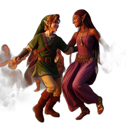 concept art, fantasy art, pixel art, comic book art transparent PNG cut-out