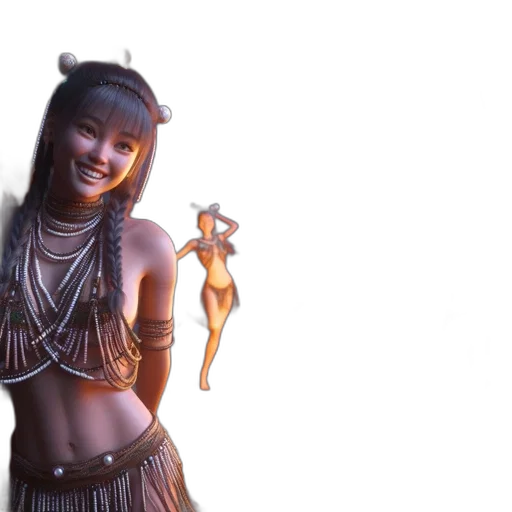 jewelry, staff, 3d render, concept art transparent PNG cut-out