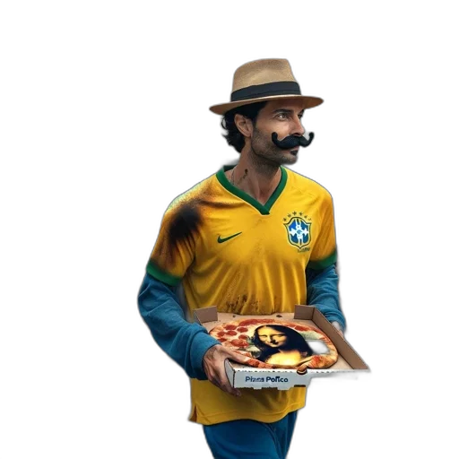 food, robot, staff, hat transparent PNG cut-out