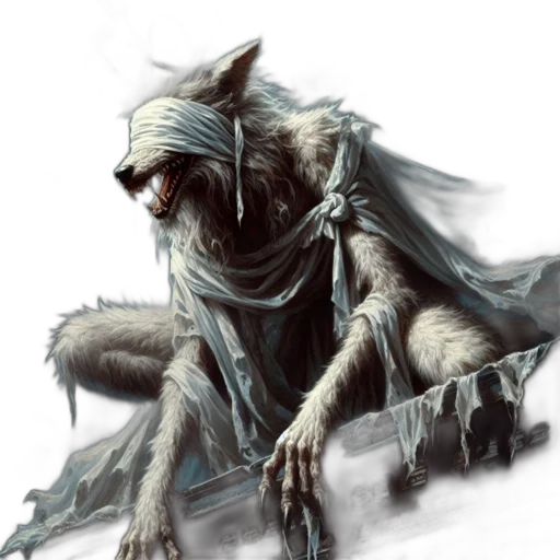 creature, animal, staff, mask transparent PNG cut-out