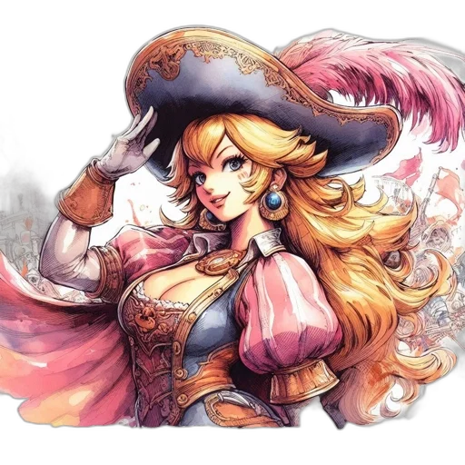 hat, staff, fantasy art, concept art transparent PNG cut-out