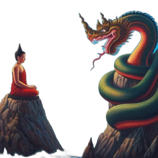 dragon, creature, crown, mask transparent PNG cut-out