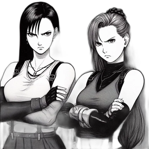 comic book art, concept art, anime, fantasy art transparent PNG cut-out