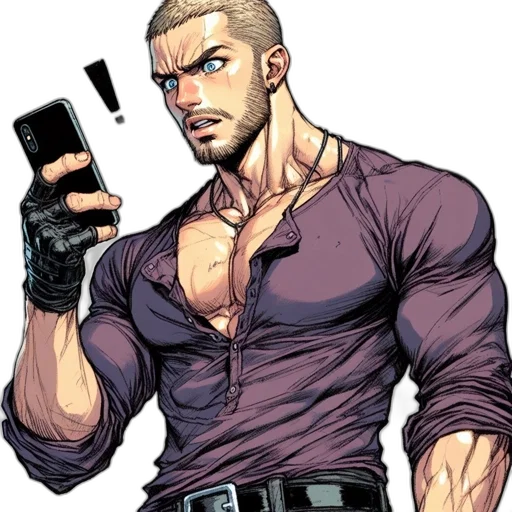 weapon, staff, comic book art, cyberpunk transparent PNG cut-out