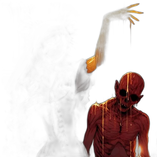 creature, mask, concept art, comic book art transparent PNG cut-out