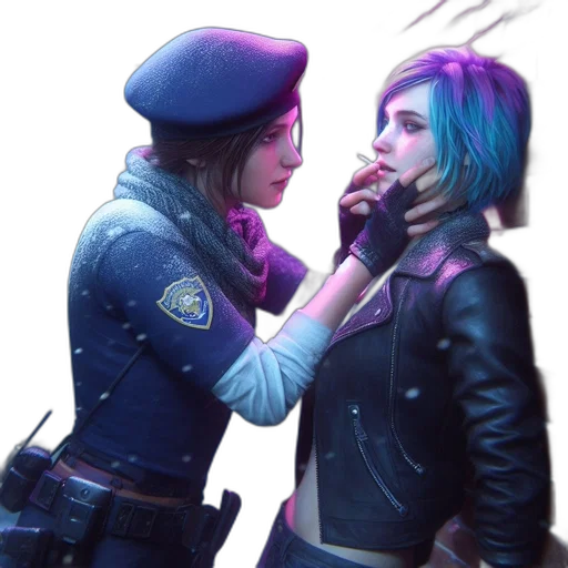 jacket, weapon, cyberpunk, concept art transparent PNG cut-out