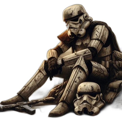 robot, weapon, concept art, comic book art transparent PNG cut-out