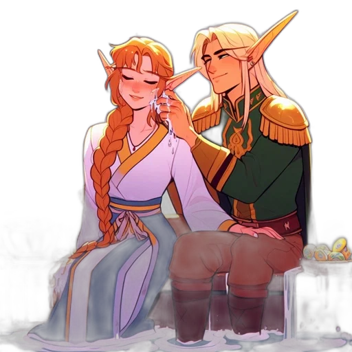 concept art, fantasy art, watercolor, pixel art transparent PNG cut-out